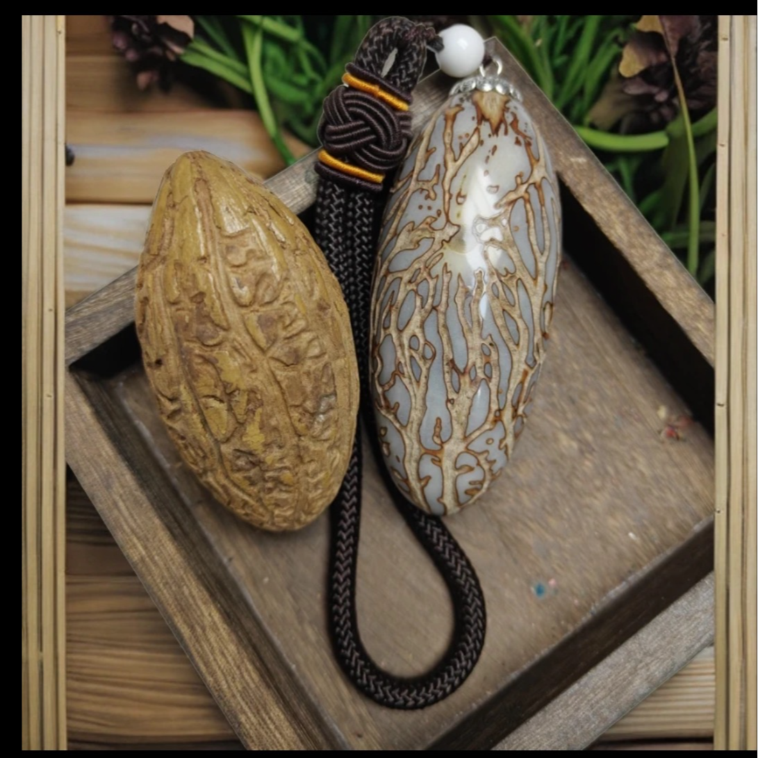 大果王千眼菩提手把件