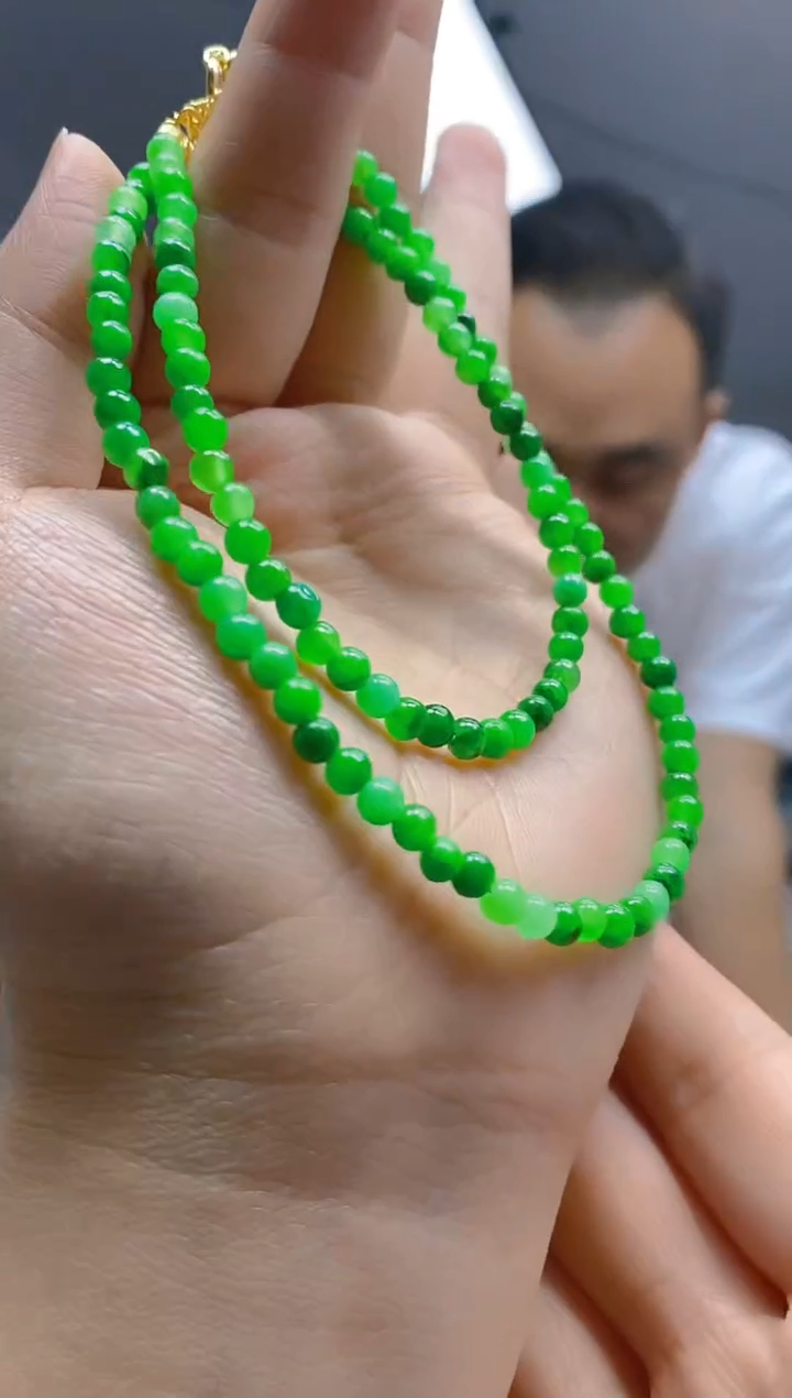 【闪购商品】翡翠耳饰合金0269翡翠锁骨链