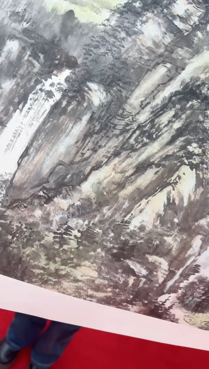 【闪购商品】国画国画道一老师亲笔绘画作品D52