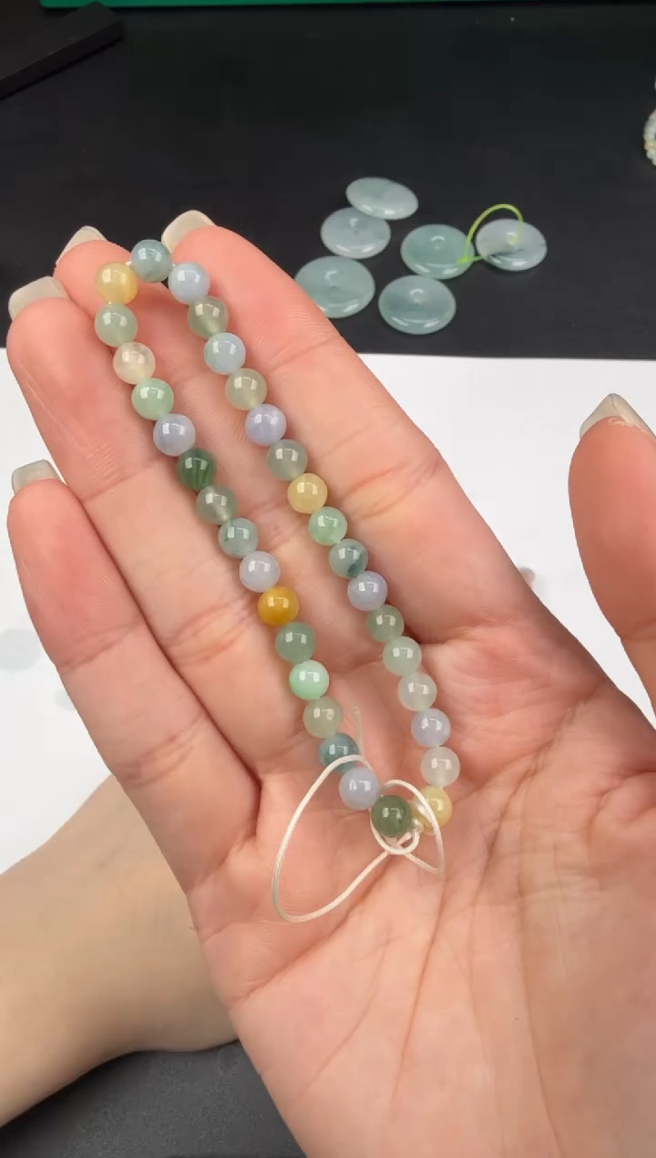 未镶嵌手串翡翠翡翠饰品-85