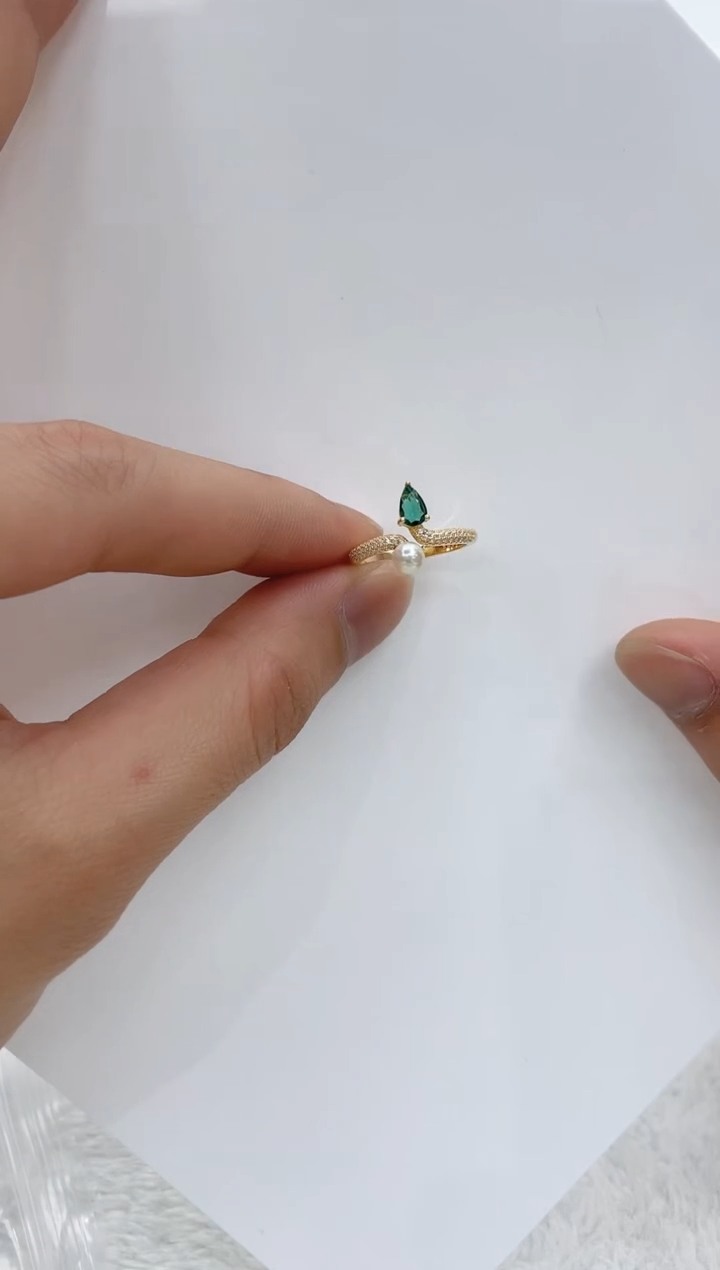 【闪购商品】海水珍珠戒指银S925镶嵌海水珍珠戒指