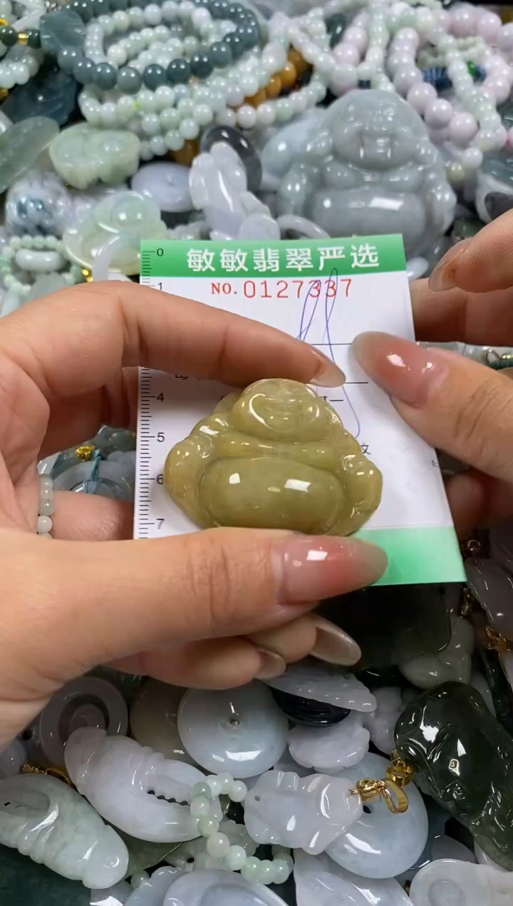 【闪购商品】翡翠颈饰未镶嵌闪购0127337多样性发其一