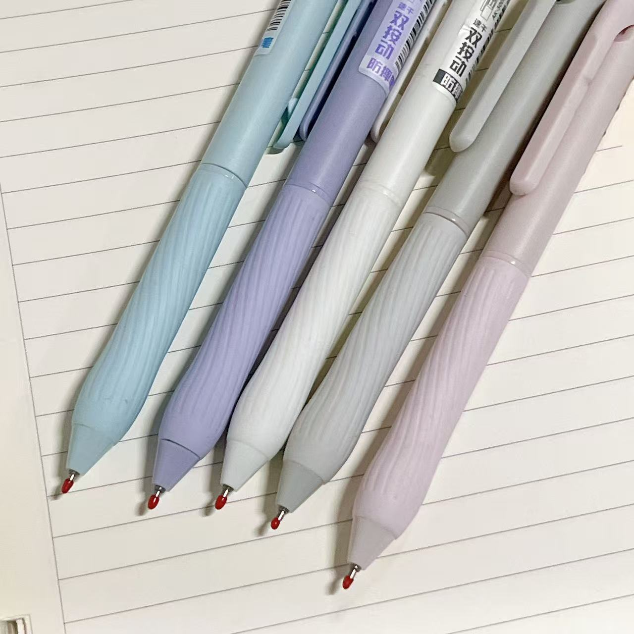 【黑墨-5支不挑杆】G17现代美AK3003防摔笔混发,掉封蜡不售后