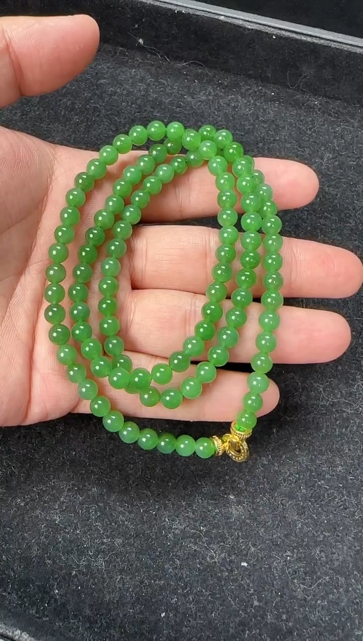 和田玉未镶嵌项链卡6左右108