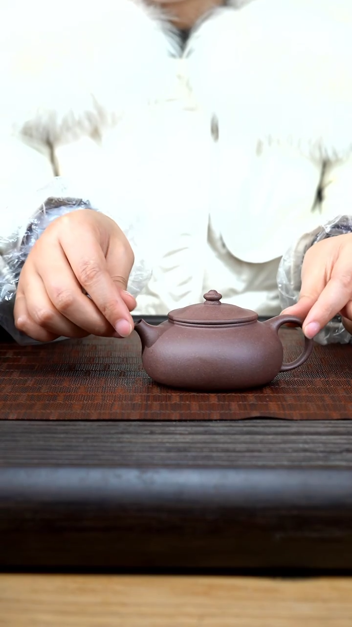 【闪购商品】紫砂茶壶cxm 天青 粗砂 寒江