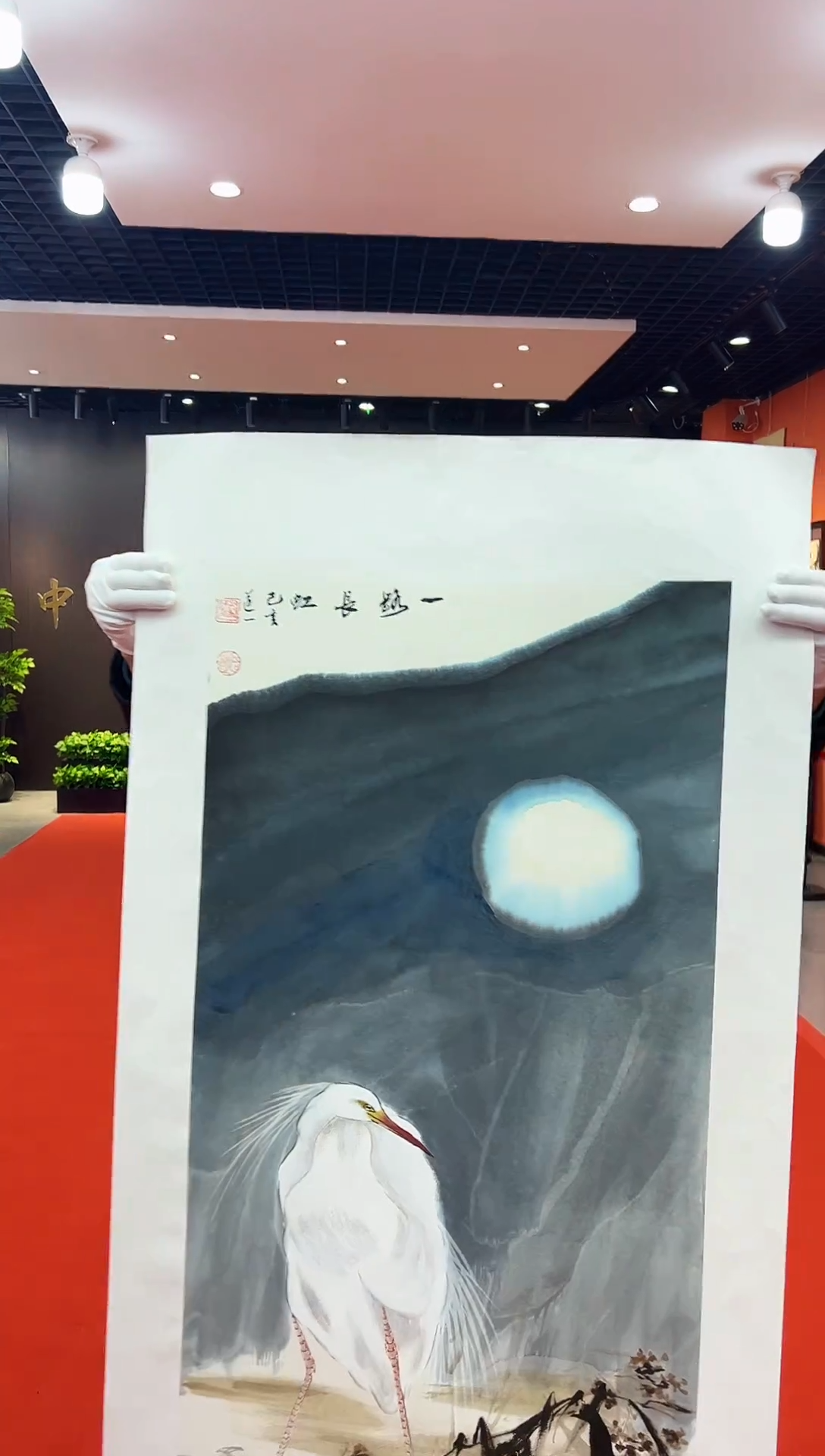 【闪购商品】国画道一老师亲笔绘画作品A35