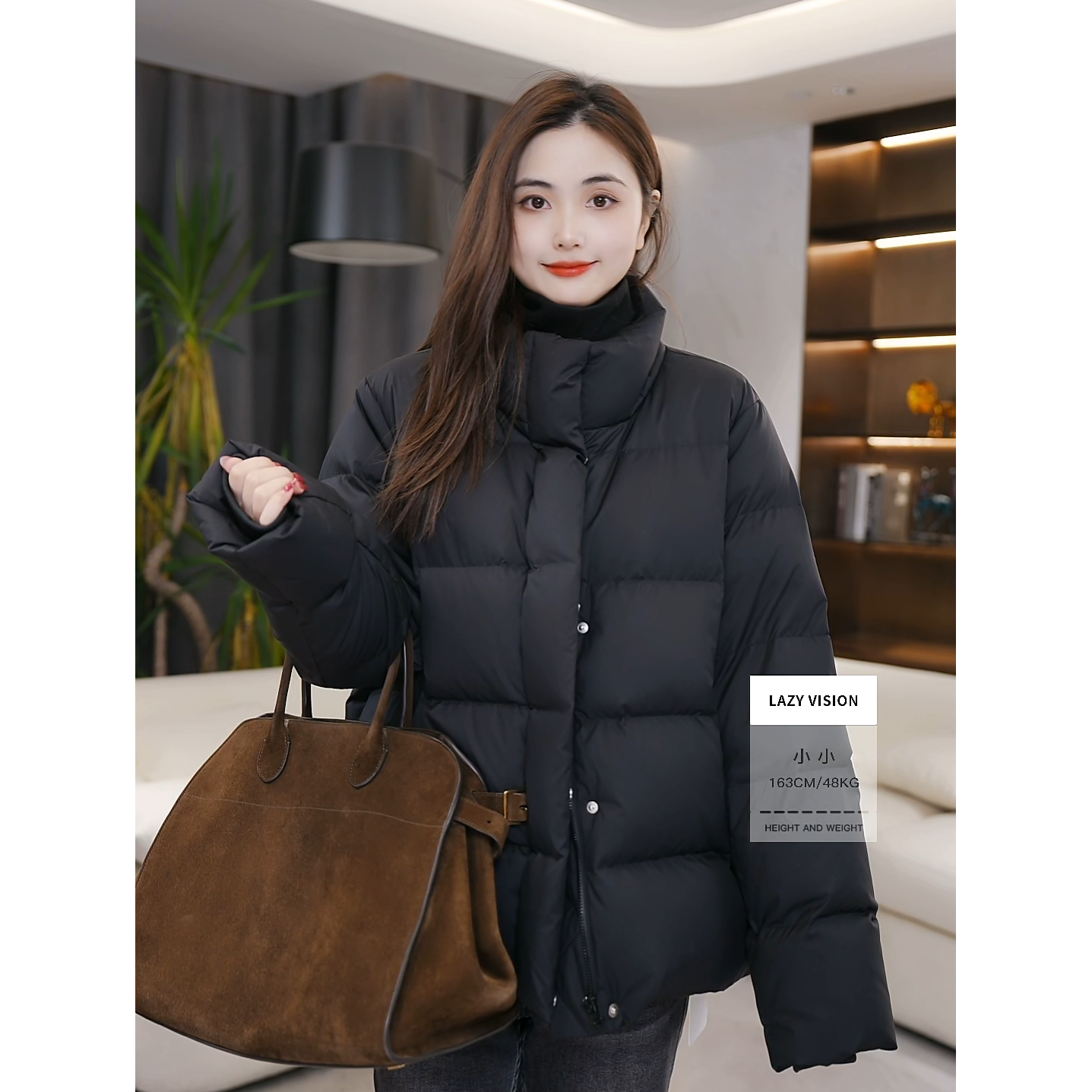 LAZYVISION【冬日暖阳】短款厚款白鹅绒羽绒服ZMD-30739小小