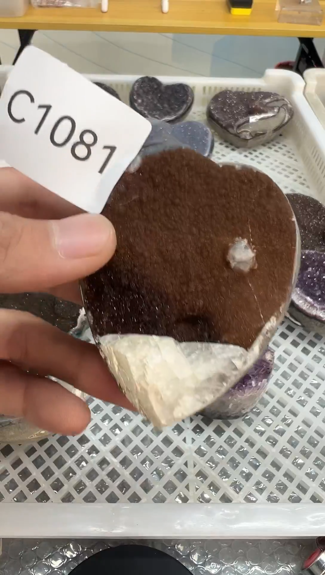 未镶嵌珠宝半成品水晶C1081