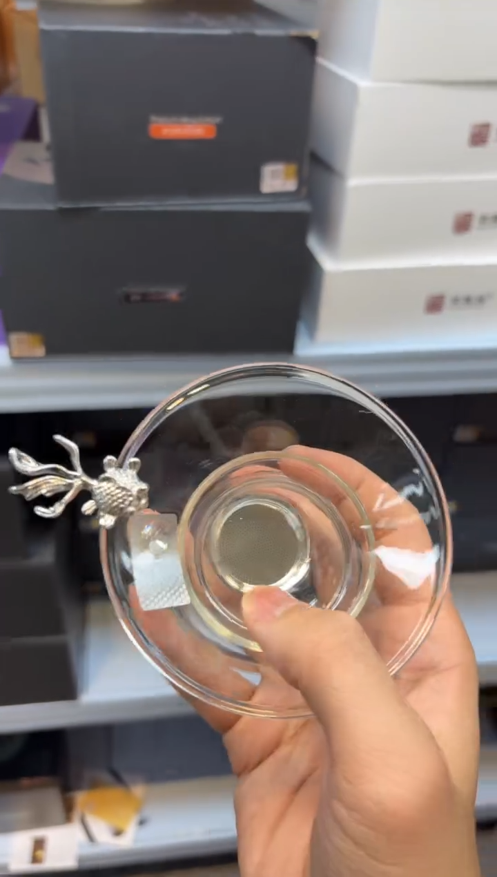 禾器-银鱼茶漏-不锈钢