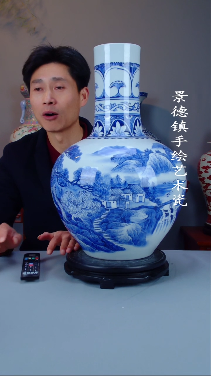 摆件景德镇手工手绘陶瓷28