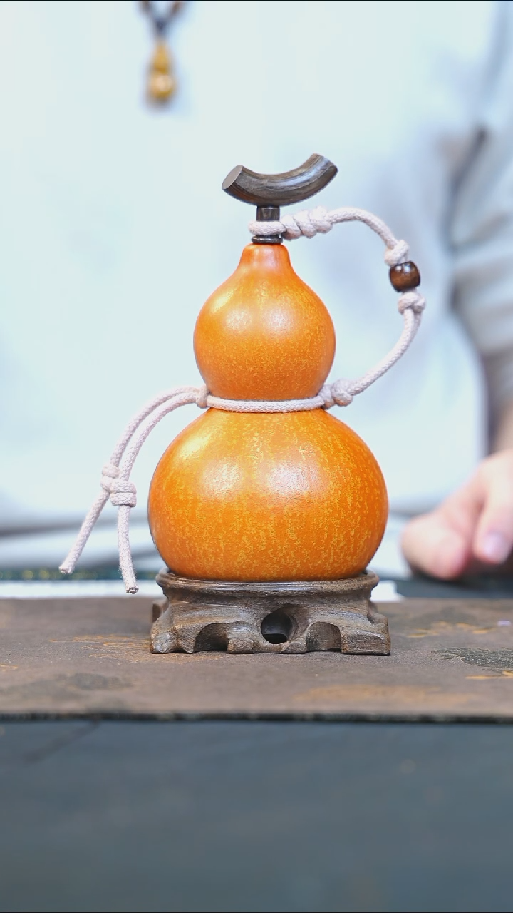 【闪购商品】RU212大漆酒葫芦不包手串及旋转底座