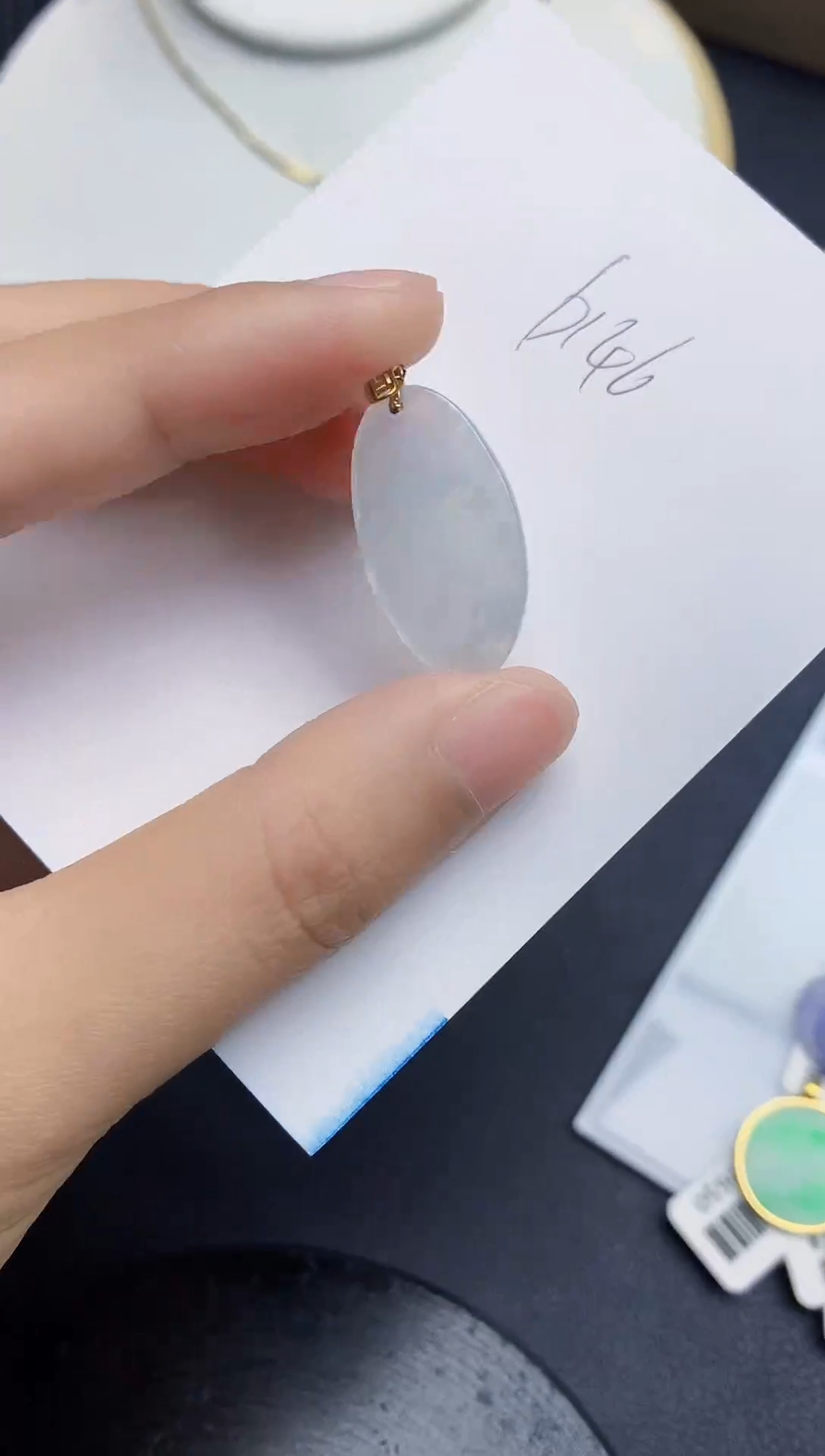 【闪购商品】翡翠颈饰18K金镶嵌000000000