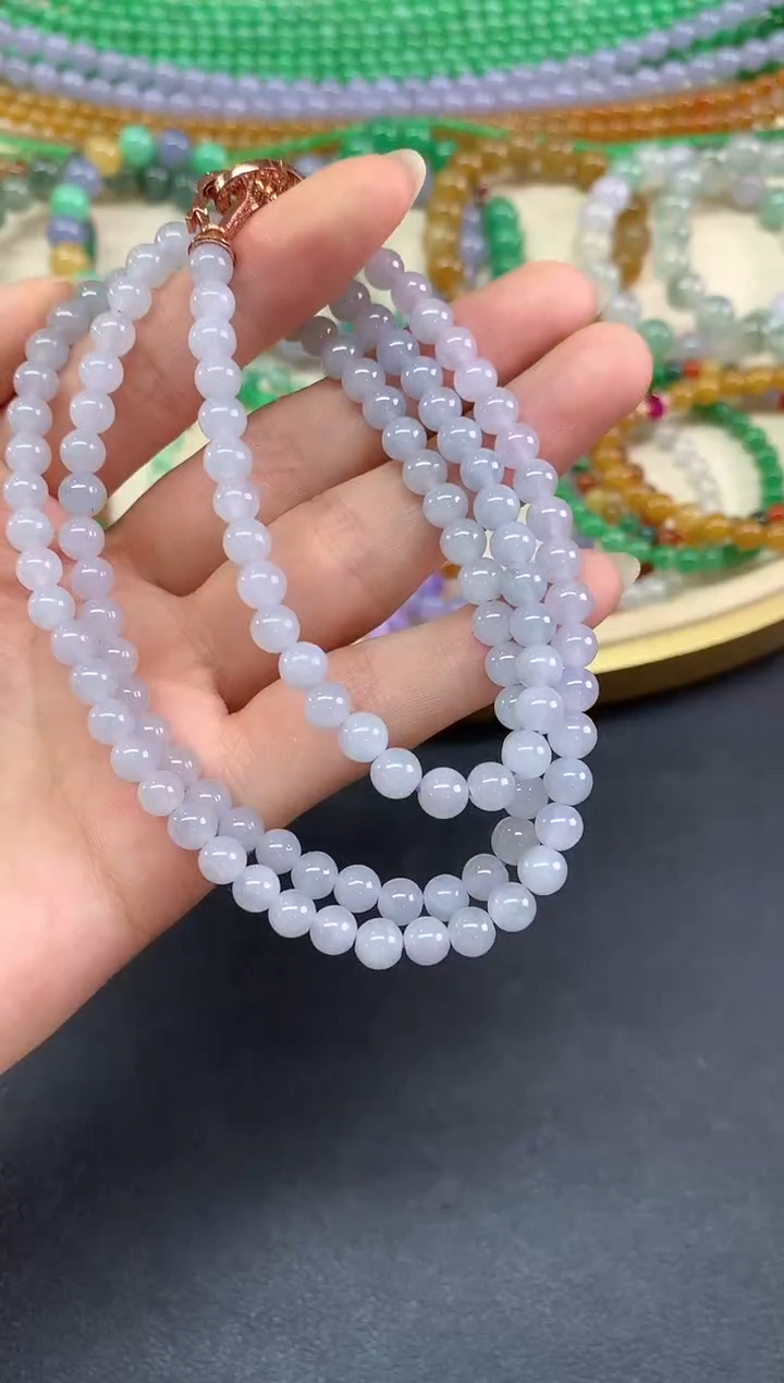 项链未镶嵌翡翠珠链|980多样性发其一