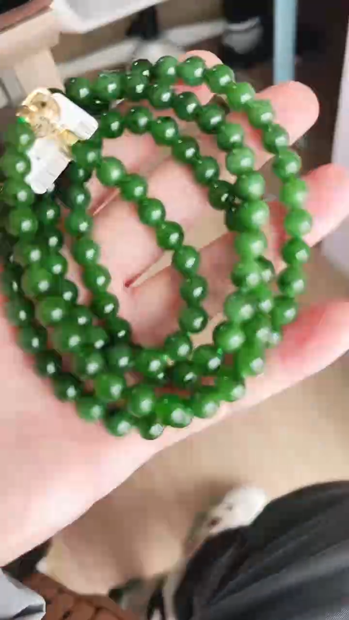 项链未镶嵌和田玉（碧玉）8