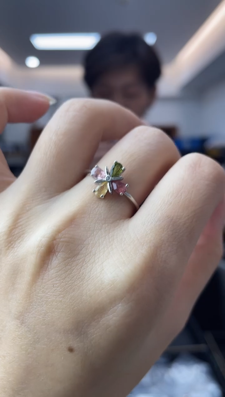 【闪购商品】碧玺·银S925镶嵌多样性一件发货