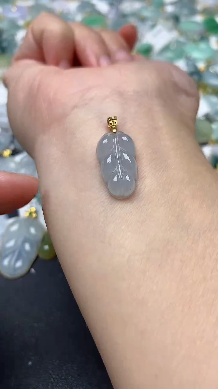 颈饰未镶嵌翡翠天然缅甸A货翡翠