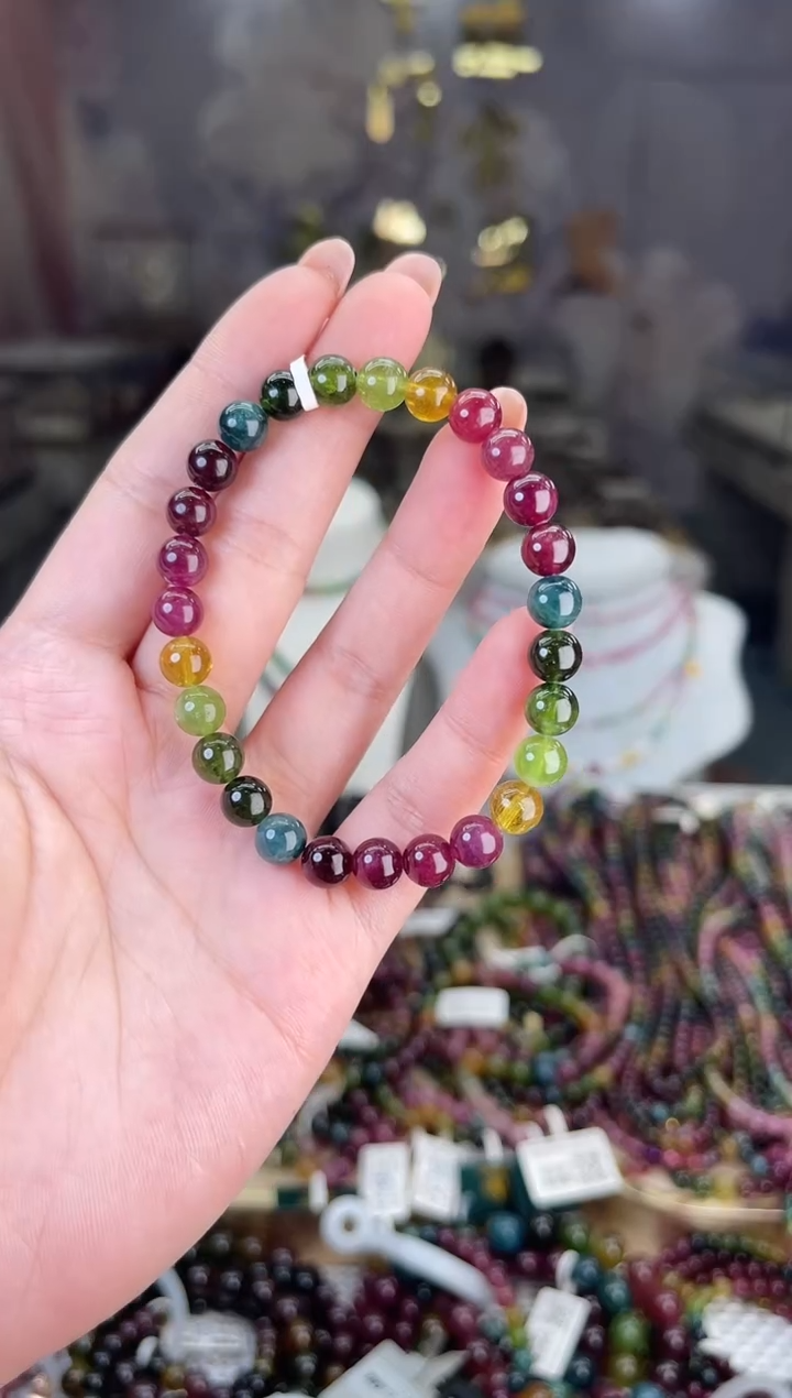 【闪购商品】碧玺/未镶嵌7mm+碧玺单圈多样性发货