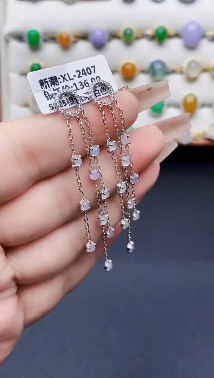 银S925镶嵌戒指翡翠1079