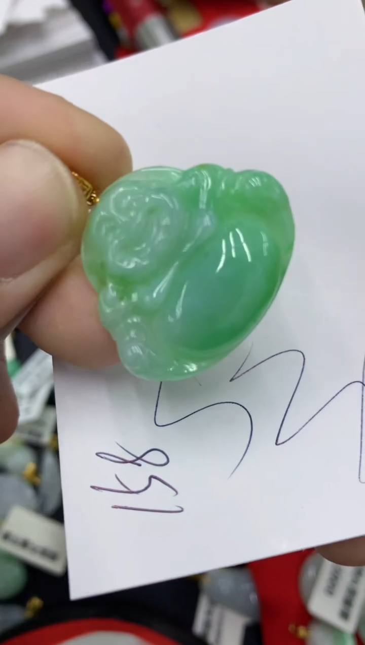 【闪购商品】翡翠颈饰18K金镶嵌号链接1111111111