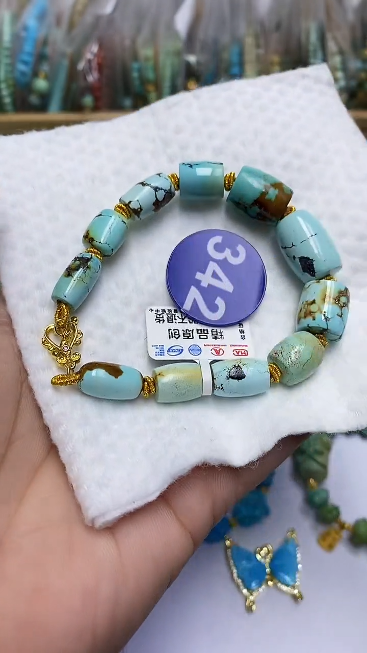 【闪购商品】绿松石手串未镶嵌342
