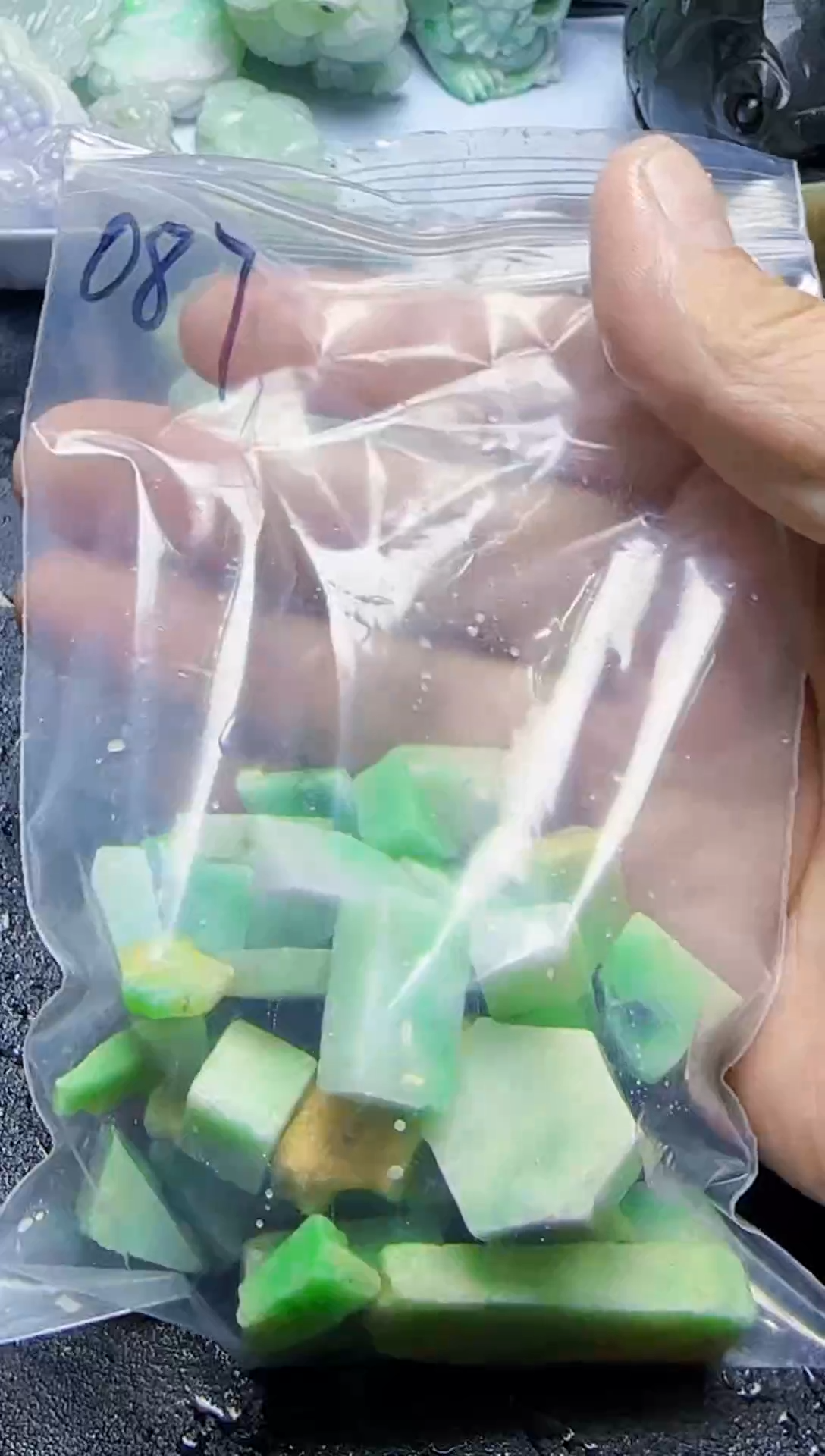 未镶嵌挂件翡翠087