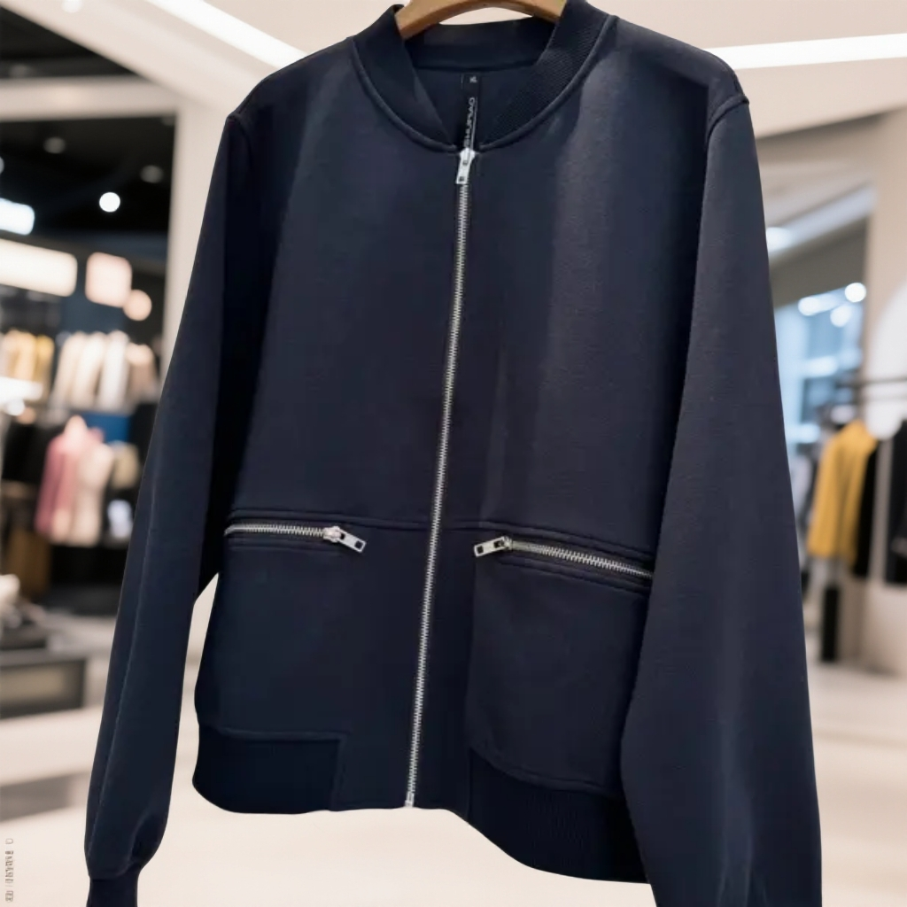 《水淼》2026新款棒球领短款外套2015时尚休闲百搭拉链夹克