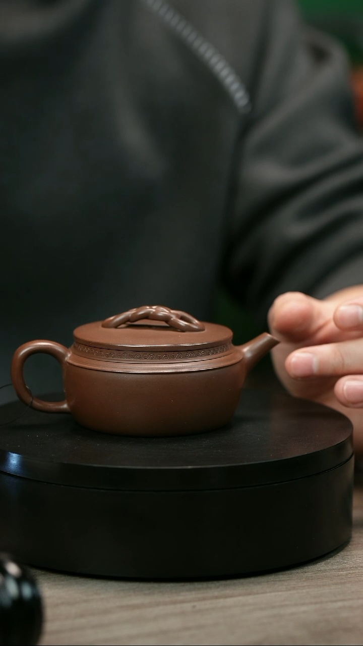 茶壶紫砂陆**翼H2384赵信军底槽青绳节汉瓦