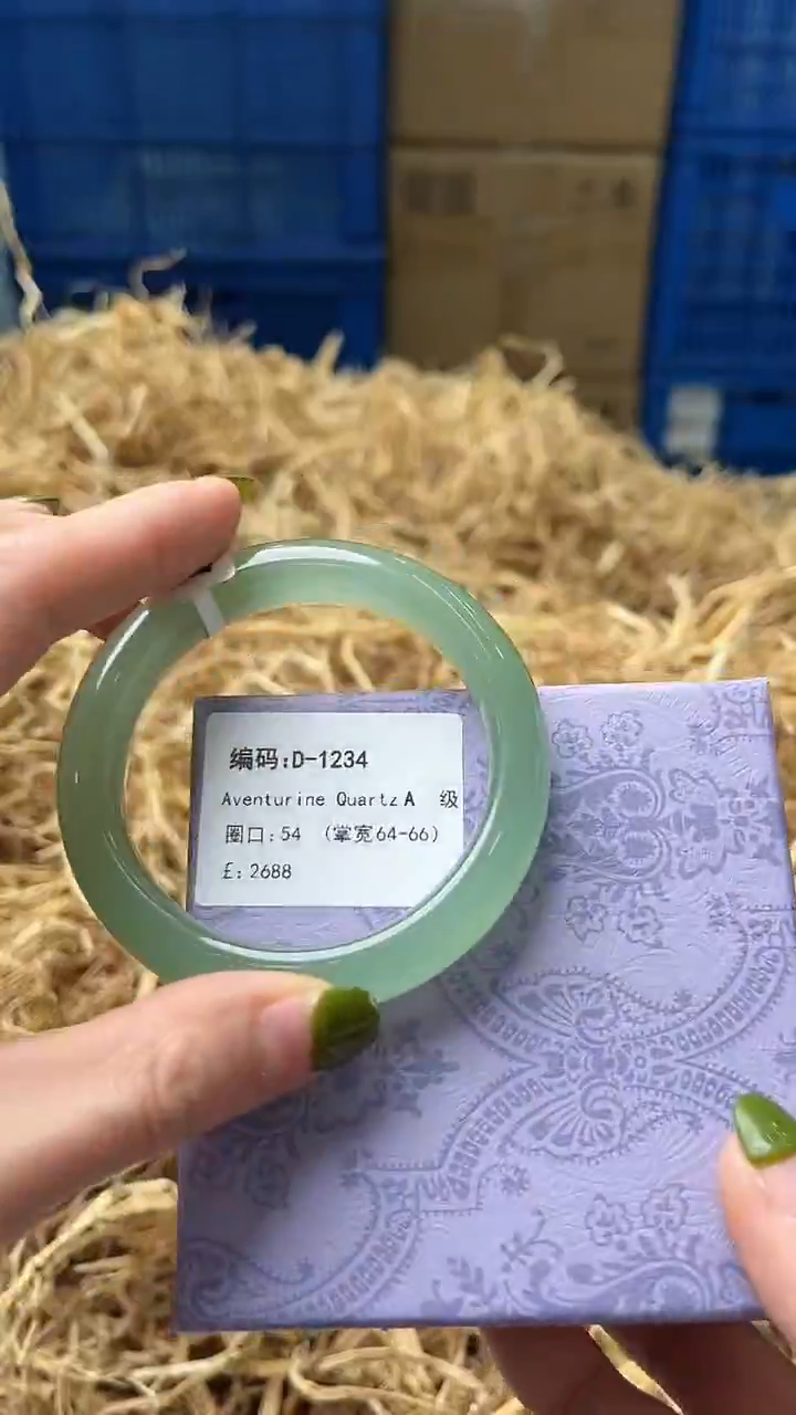 未镶嵌手镯石英质玉D-1234