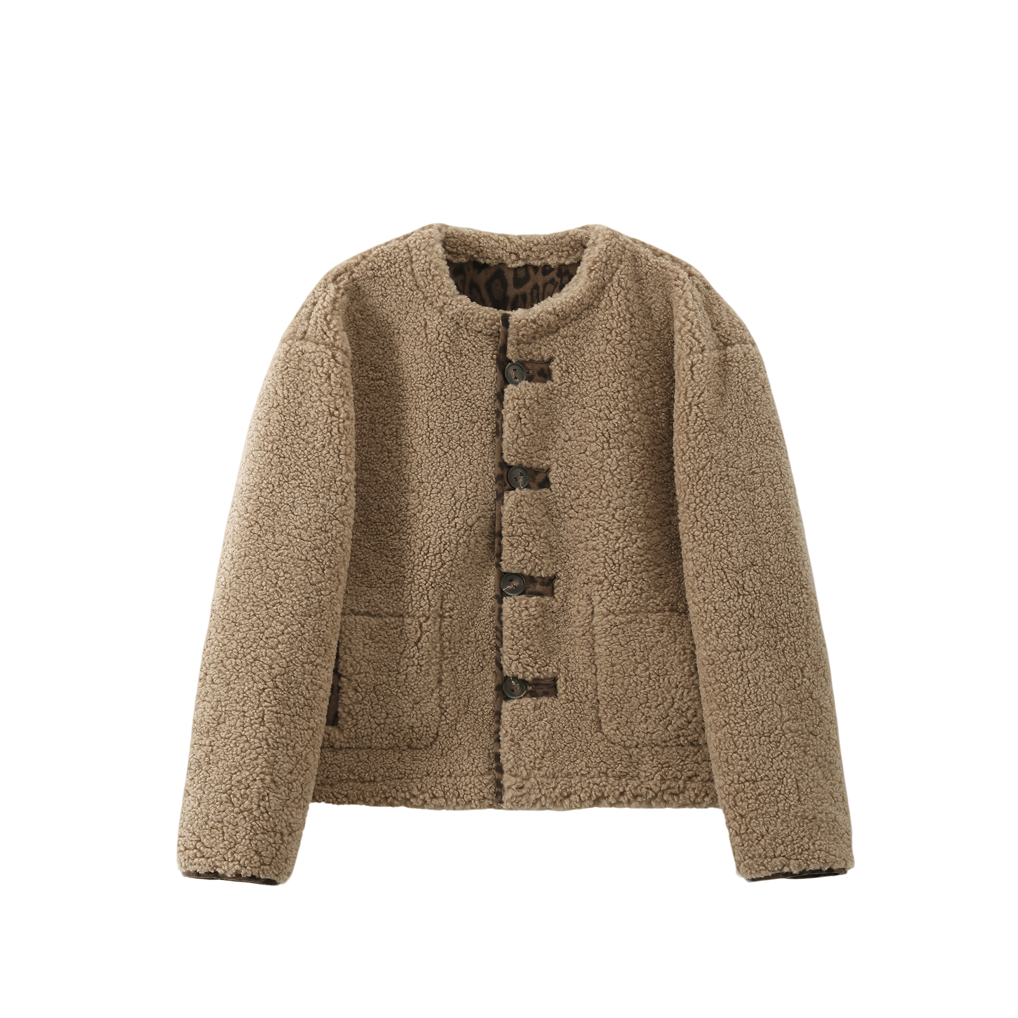 【封后轻奢设计】2024秋季新款百搭森系圈圈绒外套8991971