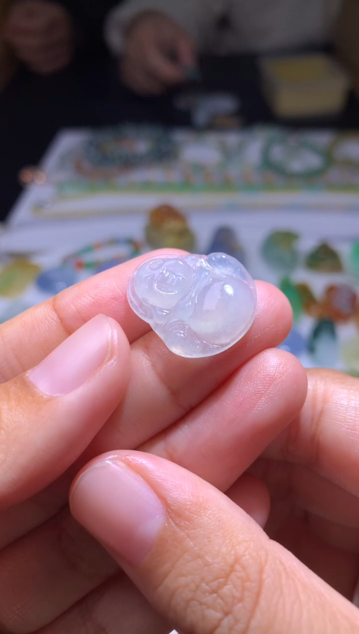 未镶嵌定制翡翠小*，毛货