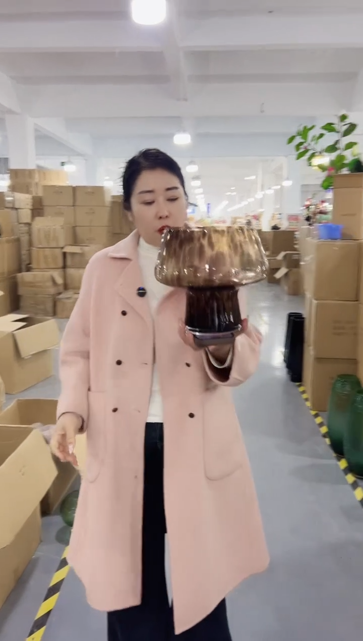 【闪购商品】玻璃花伴你花瓶-微瑕-YDA7