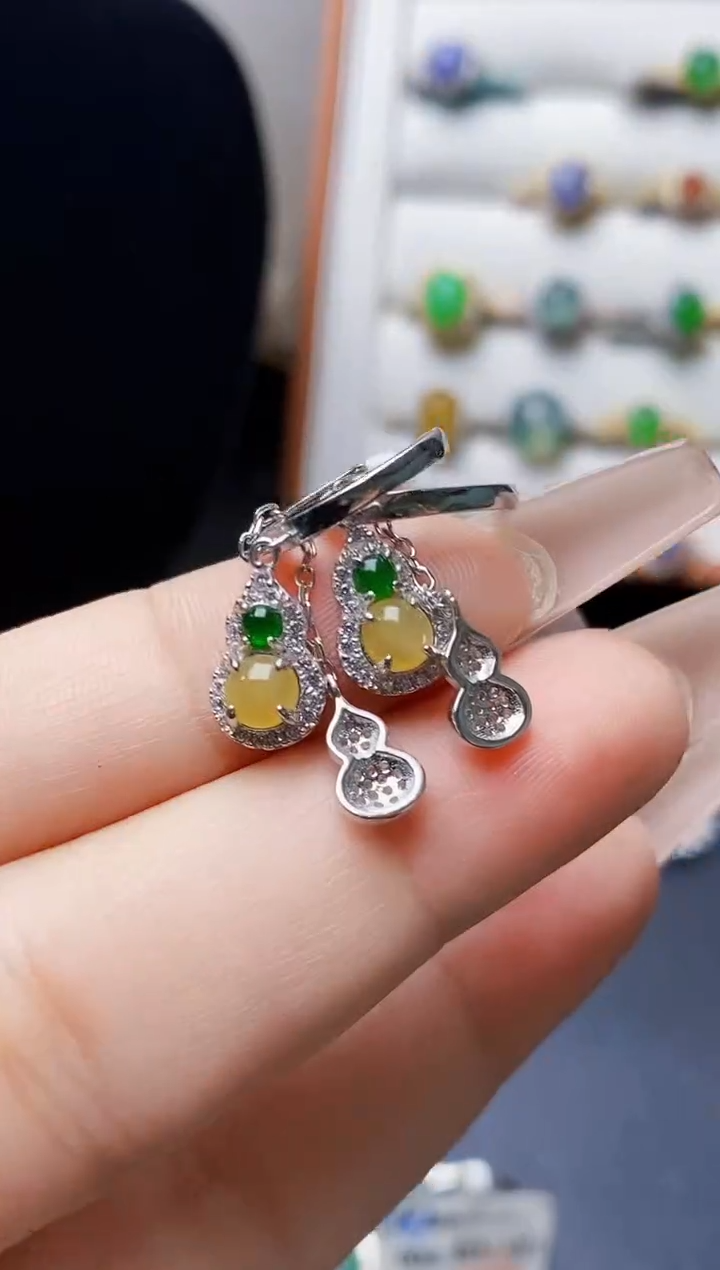 银S925镶嵌戒指翡翠1581