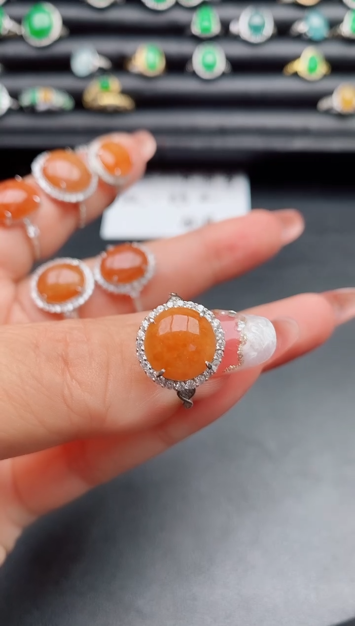 【闪购商品】翡翠戒指银S925镶嵌232131