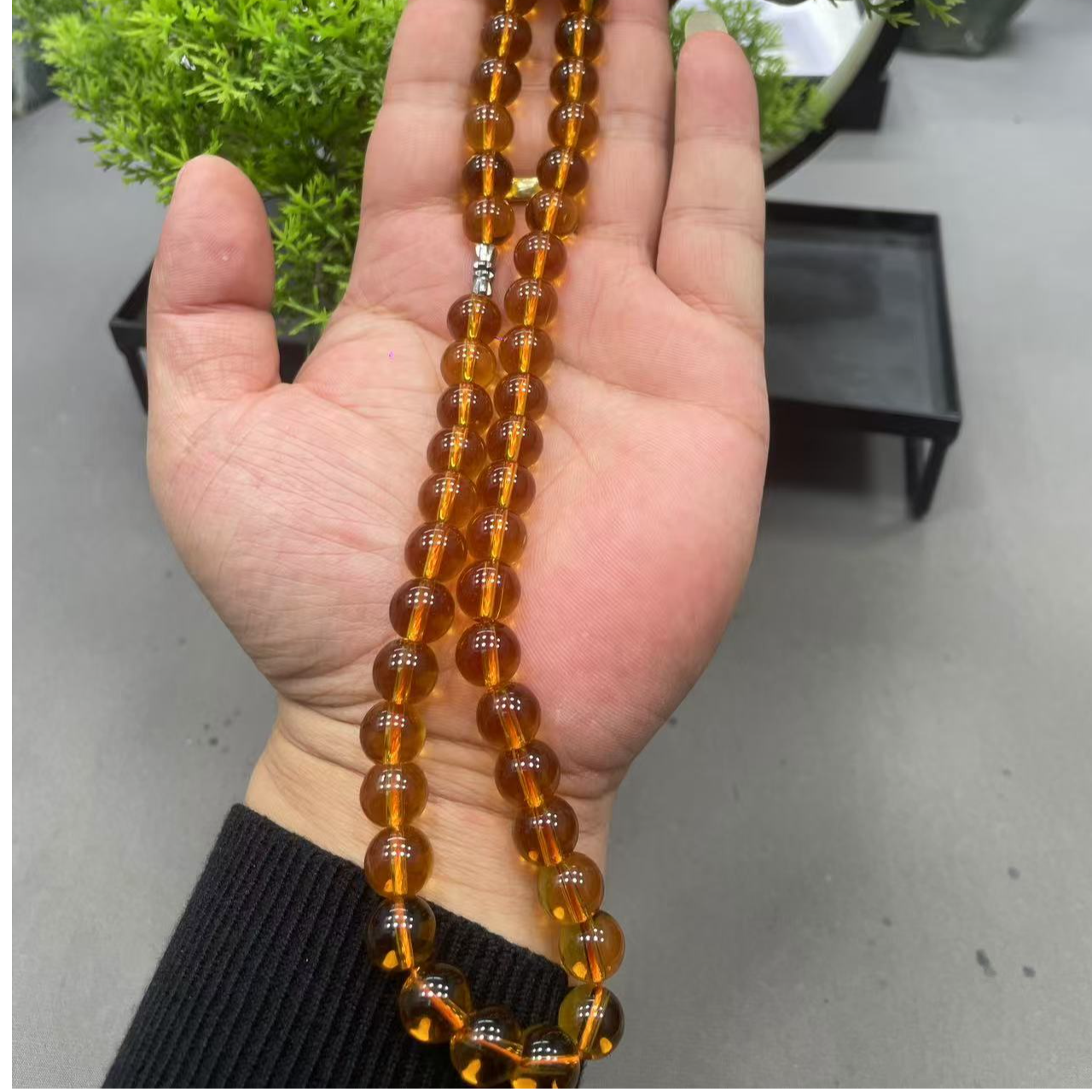 A016黄水晶妈妈链