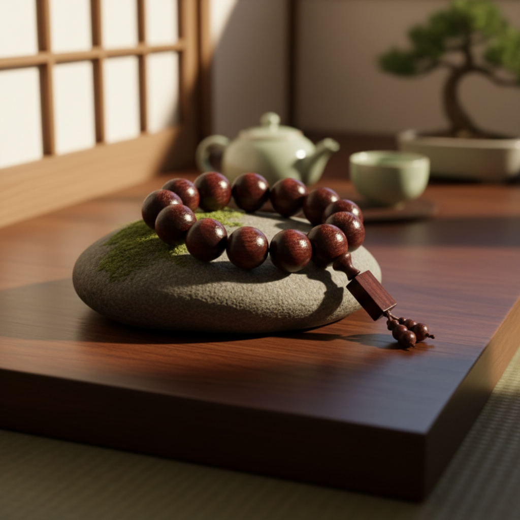 小叶紫檀方牌单圈420（无礼盒）