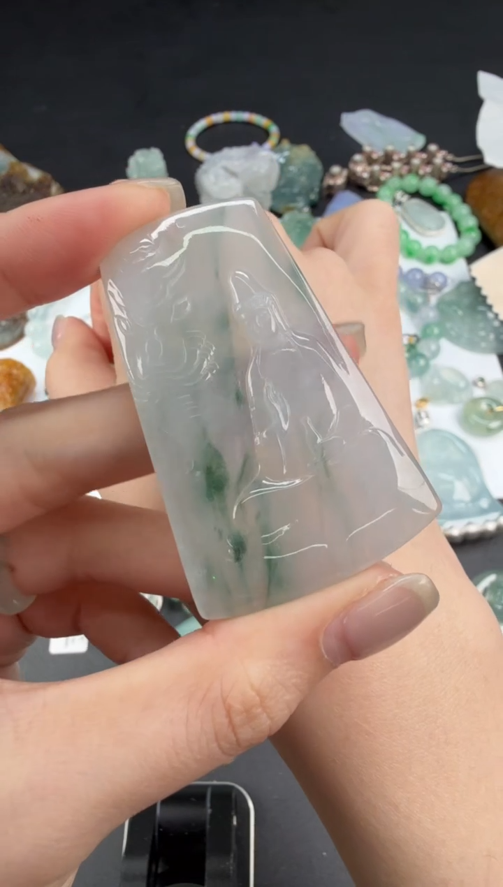 吊坠(不含链)未镶嵌翡翠翡翠饰品-131