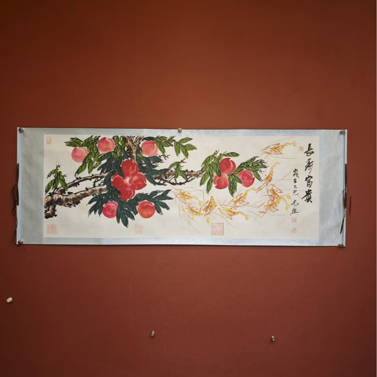 张光兴作品 长寿富贵 小六尺