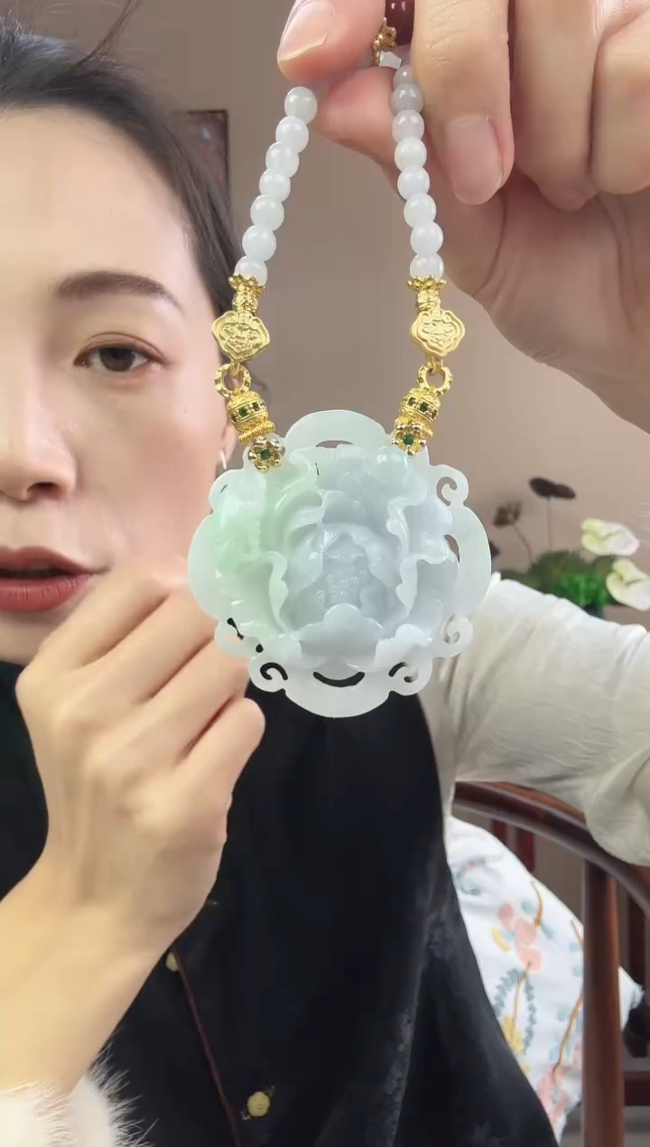 【闪购商品】翡翠颈饰未镶嵌国风原创