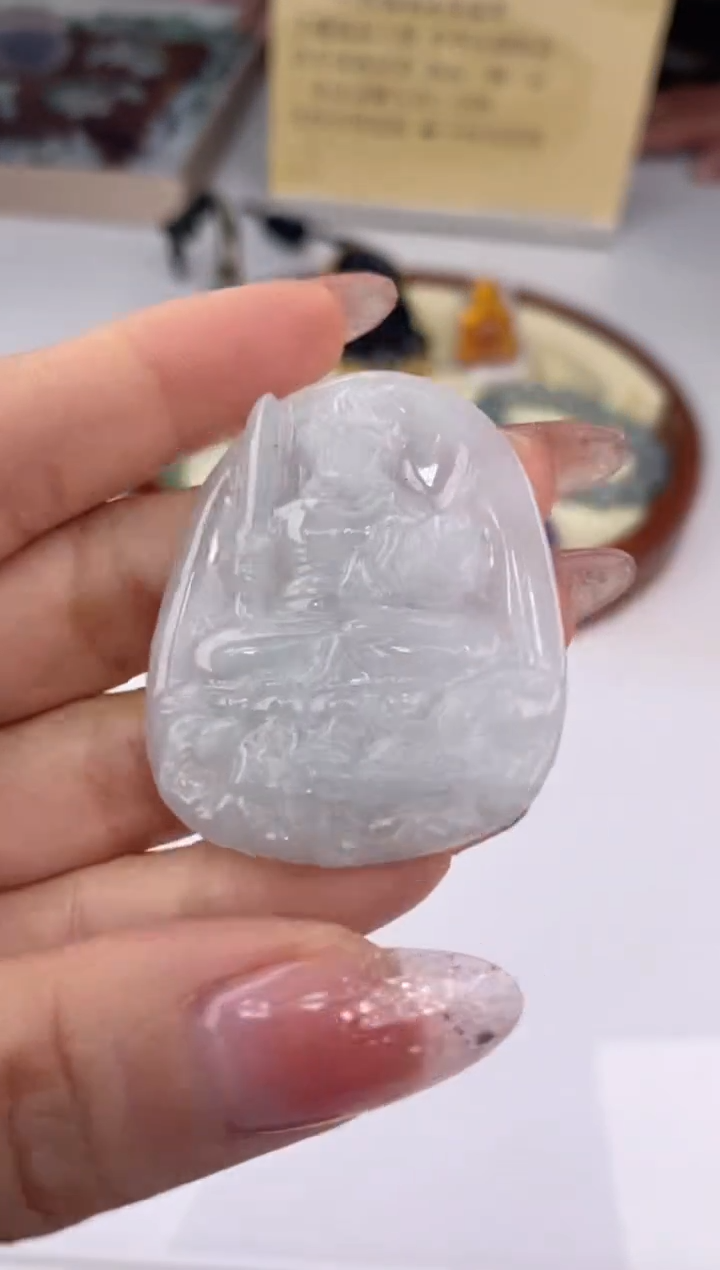 【闪购商品】翡翠吊坠(赠链)未镶嵌27956/静静聊翠