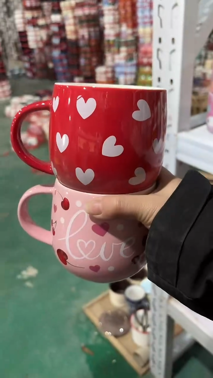 陶瓷手柄款家湖高温陶瓷杯 微瑕