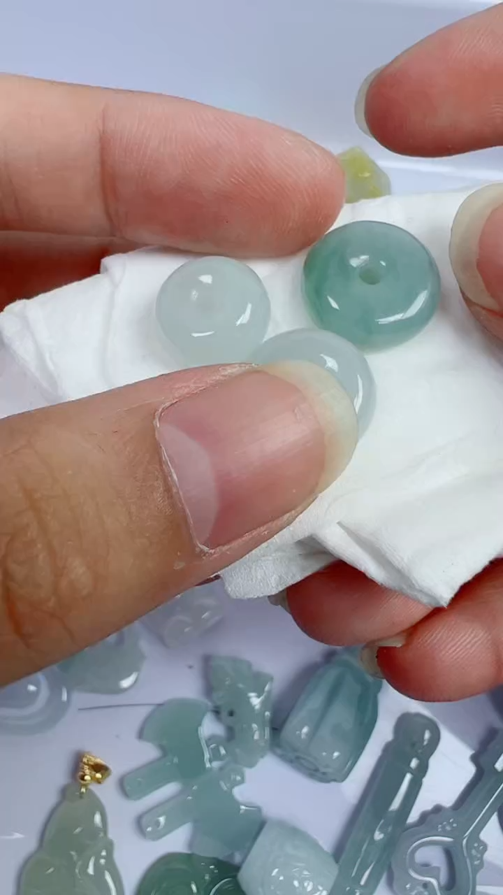 散珠翡翠862号链接，A货翡翠