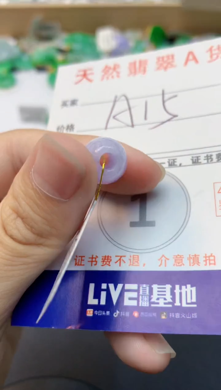 颈饰未镶嵌翡翠天然缅甸A货翡翠