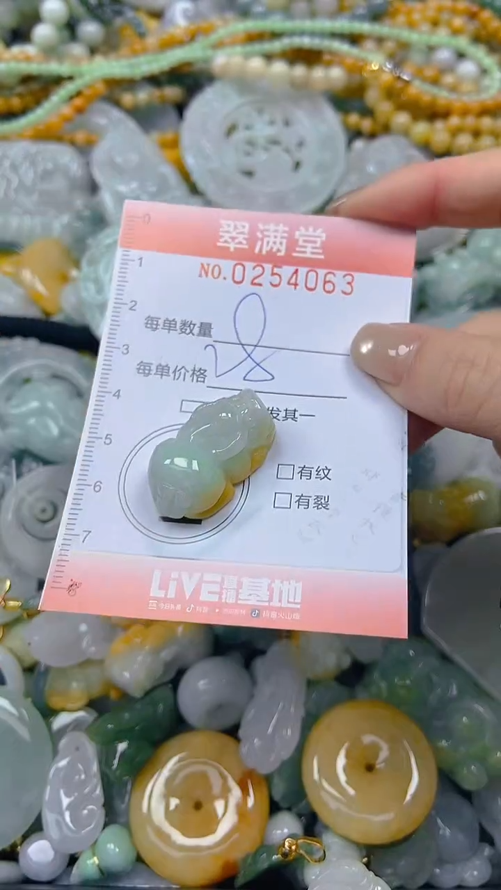 未镶嵌挂件翡翠闪购0254063