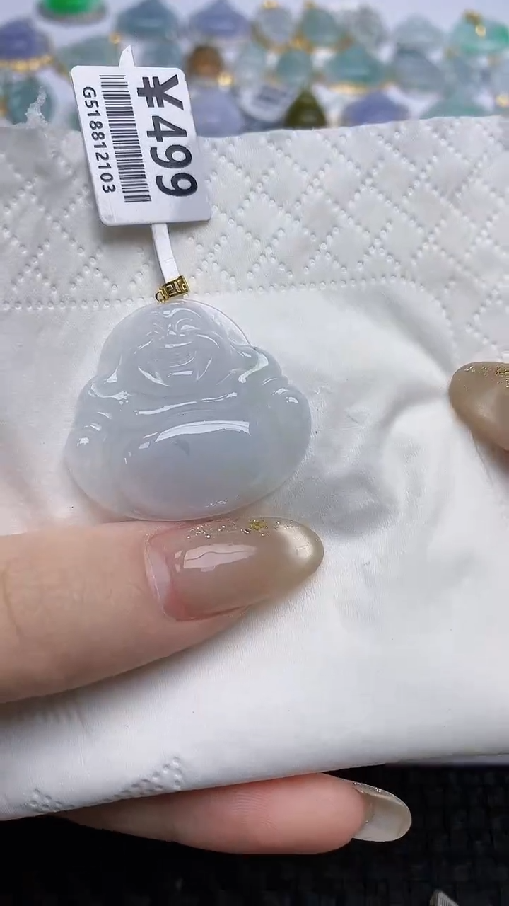 【闪购商品】翡翠颈饰未镶嵌天然A货翡翠 