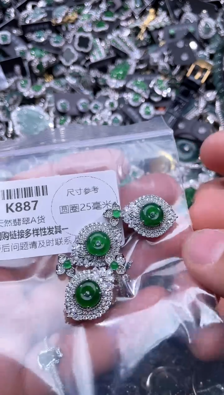 【闪购商品】翡翠颈饰未镶嵌K887多样性发其一