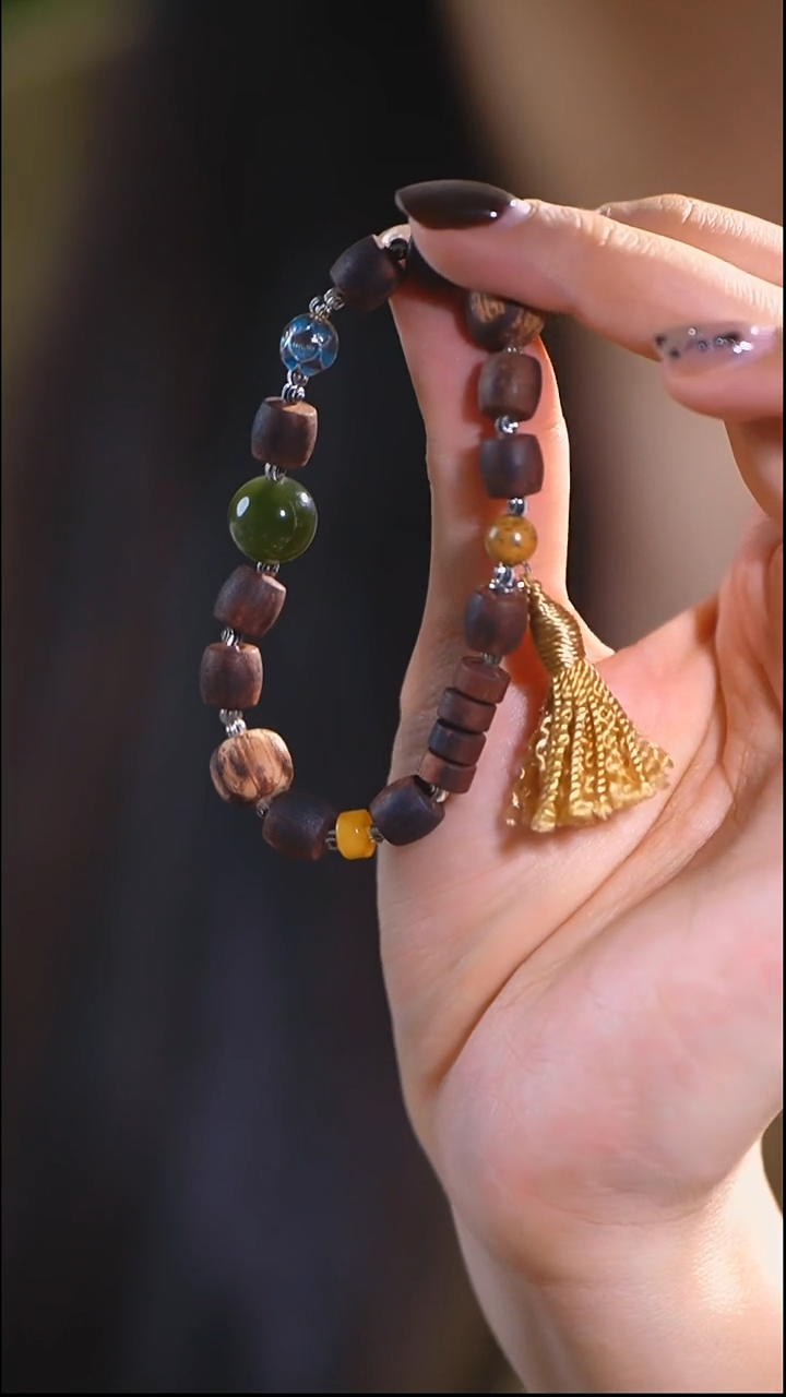 手串降真香未镶嵌降真香单圈流苏款