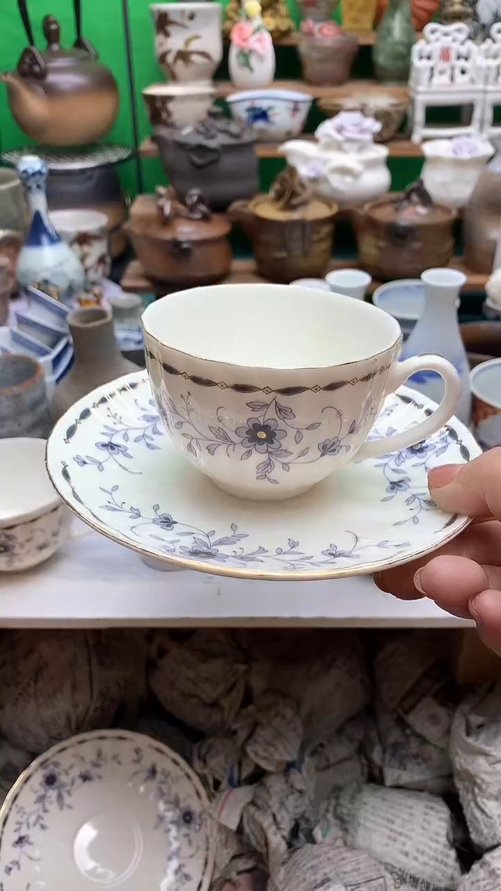 【闪购商品】盖碗海外回流瓷器