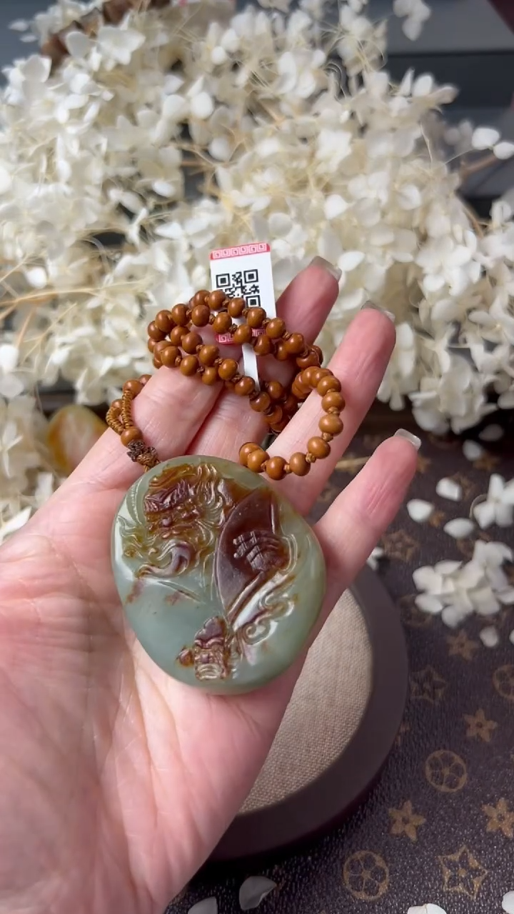 【闪购商品】和田玉吊坠(不含链)未镶嵌XYHT500122和田玉钟馗吊坠