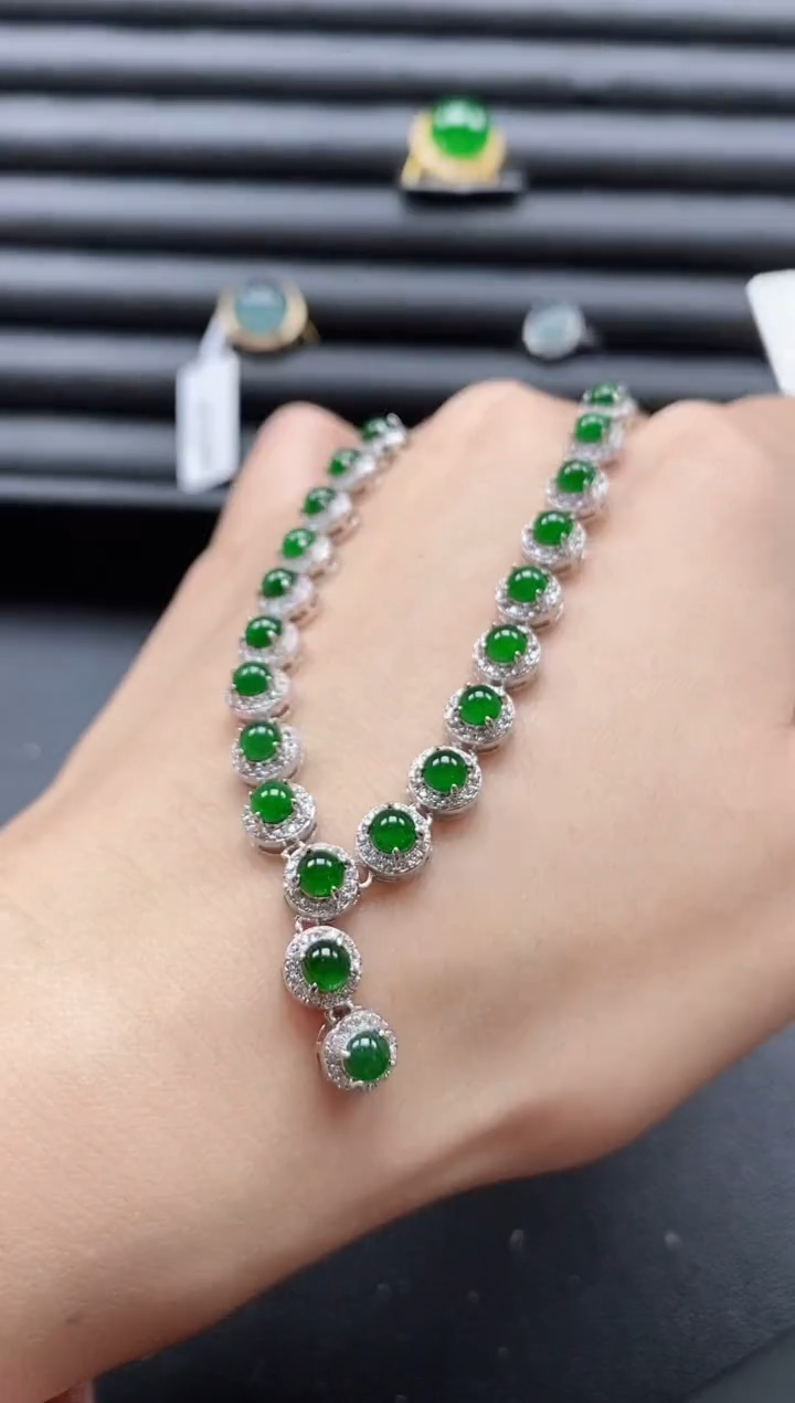 【闪购商品】翡翠戒指银S925镶嵌51511
