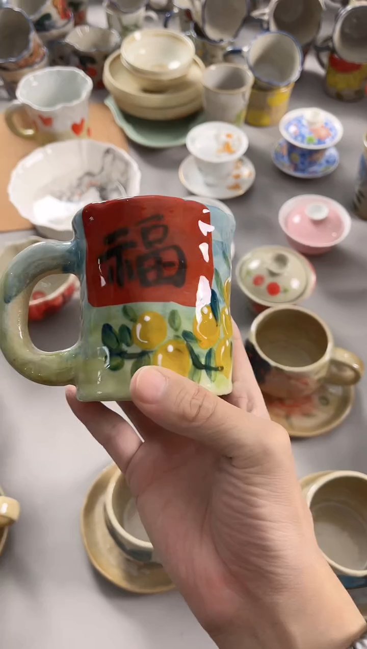 【闪购商品】瓷片景德镇手绘高温陶瓷